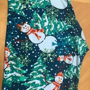 LuLaRoe TC snowman Holiday Capsule